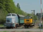 Noch viel Arbeit fr die Eisenbahnfreunde Grenzland in Walheim bei Aachen.