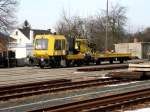 ein Arbeitszug der NetzInstandhaltung am 27.03.2013 in Dbeln HBF!