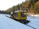 DB Netz Instandhaltung 97 17 50 007 18-1 (GAF 100 R), am 16.12.2013 abgestellt in Oberhof (Thr).