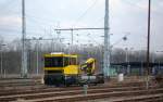 Ein Triebwagen von DB-Netz Instandsetzung war am 27.03.08 in Sangerhausen zu Gast, zur Zeit sind Bauarbeiten auf der Halle-Kasseler Bahn.