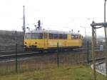 Signaldienst VT 740 004-7 im Gleis 1 des Bf Flieden am 10.12.2008