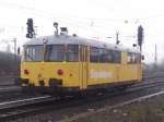 Signaldienst VT 740 004-7 im Gleis 1 des Bf Flieden am 10.12.2008