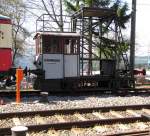 Turmwagen STU Saalfeld im Bf Lichtenhain an der Bergbahn; 18.04.2010