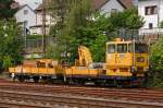 Schwerkleinwagen Klv 53 4732-3 der DB Gleisbau am 04.06.2011 abgestellt in Kreuztal. Der Gleiskraftwagen wurde 1978 bei Windhoff unter der Fabriknummer  2310  gebaut. 