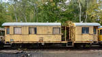 Der Umrißwagen 60 0 99-29 911-7 Mitte September 2018 im Eisenbahnmuseum Bochum.