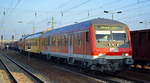 Noch mal der Messzug mit Steuerwagen voran geschoben von MEG 304 – 218 390-3 (9280 1 218 390-3 D-MEG) am 04.12.19 Durchfahrt Bf. Flughafen Berlin Schönefeld (Rücktour).