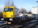 Neuer Zug (der Britischen Eisenbahn) in Rheine bei der firma Windhoff.