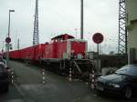 Eine BR 714 der DB als Tunnelrettungszuglok abgestellt in Mannheim Hbf. 