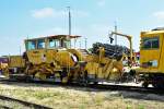 SSP 110 SW Schotterplaniermaschin von Plassert & Theurer im Bf Euskirchen - 20.07.2013