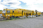Plasser & Theurer Gleis- und Weichenstopfmaschine Unimat 09 4x4/4S (09121 010-9) von Eiffage Rail in Euskirchen - 29.07.2017