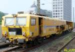 Stopf,- und Richtmaschine (08-475 Unimat 4S). Deutsche Bahn Gleisbau (DBG). Dortmund Hbf, 08.06.2008.