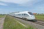 ICE 605 017-2 als  Advanced TrainLab  in Braschwitz am 01.06.2021