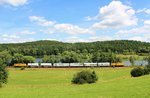 203 314-0 und 203 312-4 fuhren am 07.07.16 von Bad Brambach nach Gera.