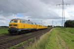 218 471 mit Messzug aus Koblenz zur Fahrt nach Köln am 15.6.16 bei Hürth