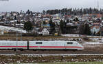 410 102-8 und 410 101-0 als LPFT 92246 (Offenburg - Stuttgart Hbf) bei St.Georgen 3.2.23