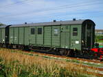 Ehemaliger Hilfszugwagen,am 06.September 2021,in Bergen/Rügen.