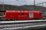 Der DB-Hilfszug mit der NVR-Nr. 99 80 9373 033-9 war am 17.1.16 in Hagen Hbf abgestellt.