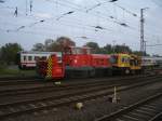 Nachdem Ende vom Bahnhofsfest in Stralsund holte das GAF,am 12.Oktober 2013,die ausgestellte Schneefrse ab.