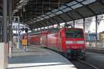 146 020-3 mit dem RE1  NRW-Express  (10119) nach Hamm im Aachener Hbf 7.3.10