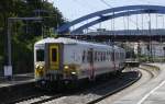 Ein Uralt-ET der SNCB (Serie AM 66) fährt den RE 29 Lüttich - Aachen.