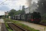 Fr uns vllig berraschend weilte genau whrend unseres Aufenthalts 91 134 mit ihrem Sonderzug im Bahnhof Bad Kleinen.