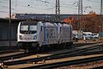 Am 10.11.2015 stand Railpool/BLS Cargo 187 004-7 zusammen mit Railpool/BLS Cargo 187 005-4  BLS Cargo.