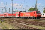 146 110-2  Müllheim (Baden) / Baden-Württemberg erfahren  von DB Regio Baden-Württemberg als RB 17029 von Offenburg erreicht ihren Endbahnhof Basel Bad Bf (CH) auf Gleis 2.