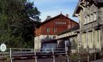 Heute nicht mehr vorstellbar: Der Grenzzaun, der den bayrischen vom tschechischen Teil des Bahnhofes Bayerisch Eisenstein trennte (Mai 1980).