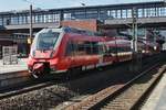 442 637-5 und 442 633-4 durchfahren am 18.3.2018 als Leerzug Berlin Gesundbrunnen in Richtung Westen.