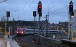 PKP IC 5 370 004 erreicht mit einem EC aus Polen den Berliner Hbf am 18. Januar 2018.