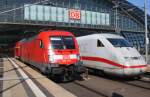 Hier links 182 014 mit einem RE1 (RE18109) von Magdeburg Hbf.