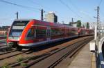 Hier 646 015-7 und 646 023-1 als Leerzug, bei der Durchfahrt am 6.7.2013 durch Berlin Hbf., in Richtung Berlin Zoologischer Garten.