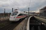 Hier 411 018-5  Plauen/Vogtland  als ICE1541 von Köln Hbf.