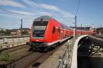 Hier ein RE1 (RE18121) von Magdeburg Hbf.