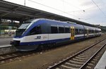 643 406-1 steht am 2.8.2016 als RB25 (RB61151) von Berlin Ostkreuz nach Werneuchen in Berlin Lichtenberg.