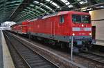 112 146-6 steht am 10.3.2017 mit dem RE1 (RE3123) von Magdeburg Hauptbahnhof nach Frankfurt(Oder) in Berlin Ostbahnhof.