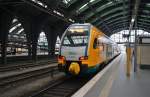 Hier 445 114-2 als RE2 (RE37368) von Wittenberge nach Cottbus, dieser Triebzug stand am 18.5.2013 in Berlin Ostbahnhof.