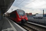 442 329-9 ist am 2.8.2016 als RB24 (RB18349) von Senftenberg nach Eberswalde Hauptbahnhof unterwegs, soeben wird ein Halt in Berlin Ostkreuz eingelegt.