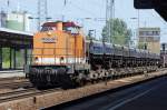 LOCON 212 (293 503-9) mit Waggons des Typ´s Fas in Berlin Schnefeld. 20.07.2010