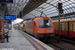 1216 901-9 RTS - Rail Transport Service GmbH fr ODEG - Ostdeutsche Eisenbahn GmbH mit dem RE4 (RE 37310) von Ludwigsfelde nach Rathenow in Berlin-Spandau.