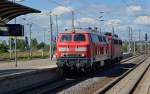 218 833 zog am 22.07.12 110 469 durch Bitterfeld Richtung Leipzig.