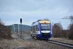 Nachdem der HEX31 die B6 überquert hat sind es nur noch wenige Minuten bis zum Bahnhof Blankenburg.