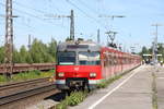 420 442 als S 1 nach Essen Steele Ost am 14.6.17 in Bochum-Ehrenfeld.