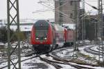 Am Sonntag den 28.10.2012 rangiert ein Regionalexpress der VVOE im Chemnitzer Hbh.