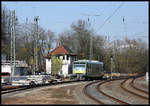 VT 650737 rangiert hier am alten nördlichen Stellwerk im HBF Coburg.