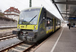 VT 650.704 als ag 84595 (Bad Rodach - Lichtenfels - Bayreuth Hbf), am 20.3.2016 beim Halt in Coburg.