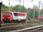 Polnische  PKP  SU46-032 im Bahnhof Cottbus