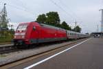 101 033-9 mit Intercity nach Karlsruhe in Crailsheim.