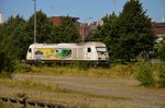 In der Abstellung in Cuxhaven steht die Altmann 223 155 am Mittag des 9.9.2016 und wartet auf neue Aufgaben.