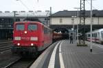 151 059-3 mit einem Schotterzug am 31.05.13 in Darmstadt Hbf.